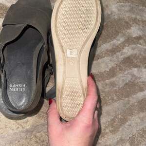 Eileen Fisher Women's Leather Ankle Strap Sandals